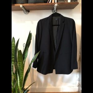 Madewell Lycee Blazer in Navy, Crepe material Sz0